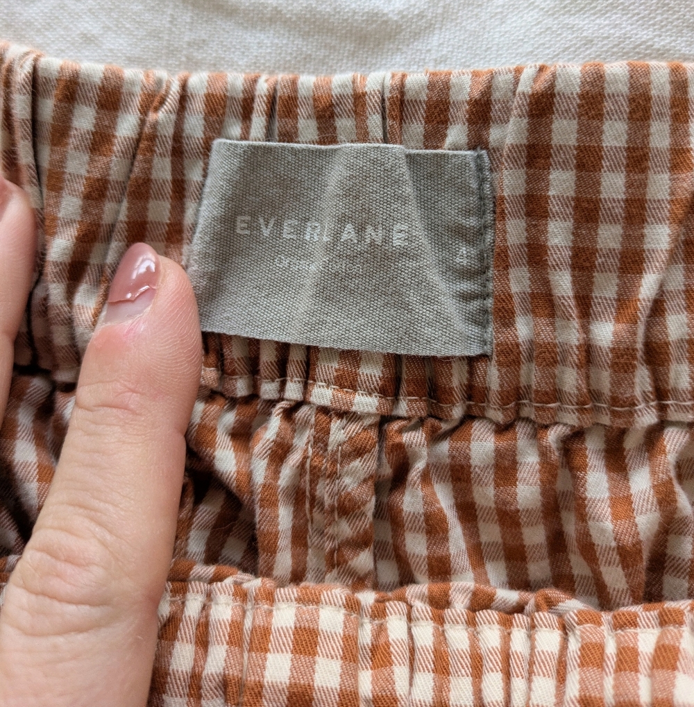 Everlane 5" Gingham Easy Shorts - Picture 4 of 8